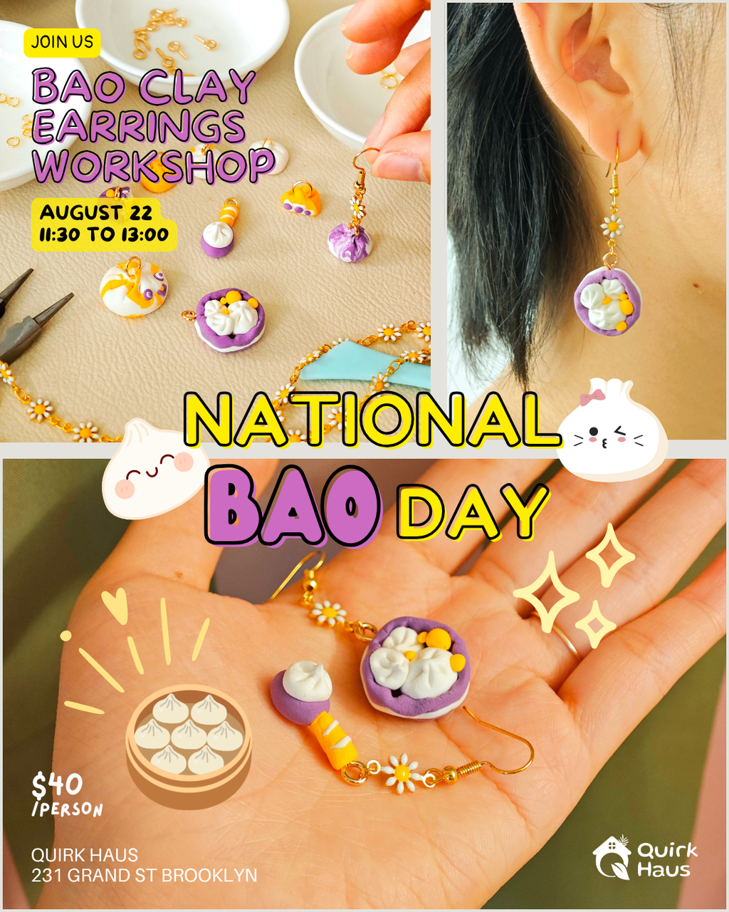 Bao Clay Earrings Workshop