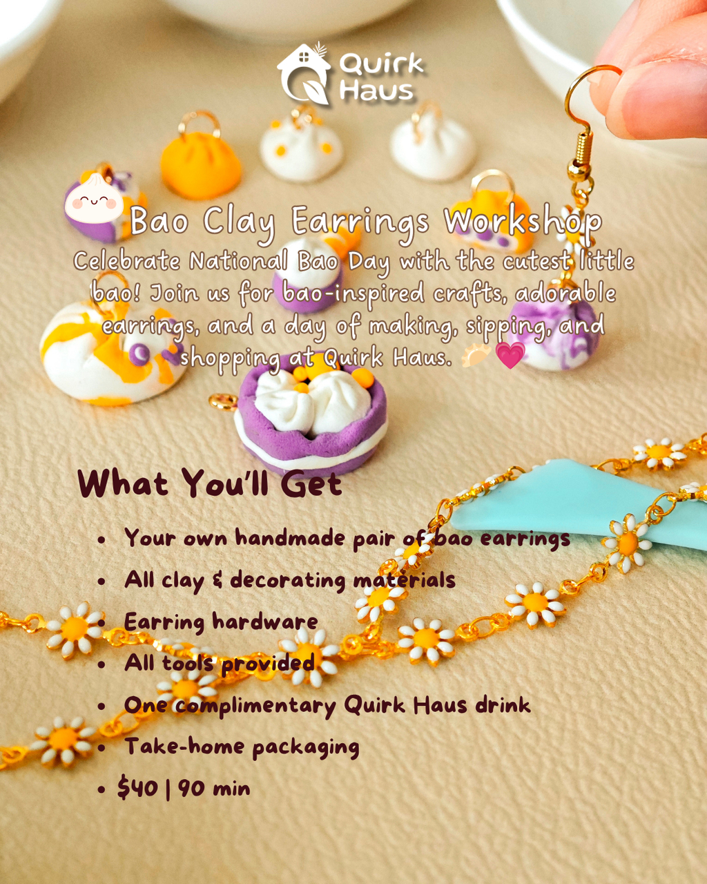 Bao Clay Earrings Workshop