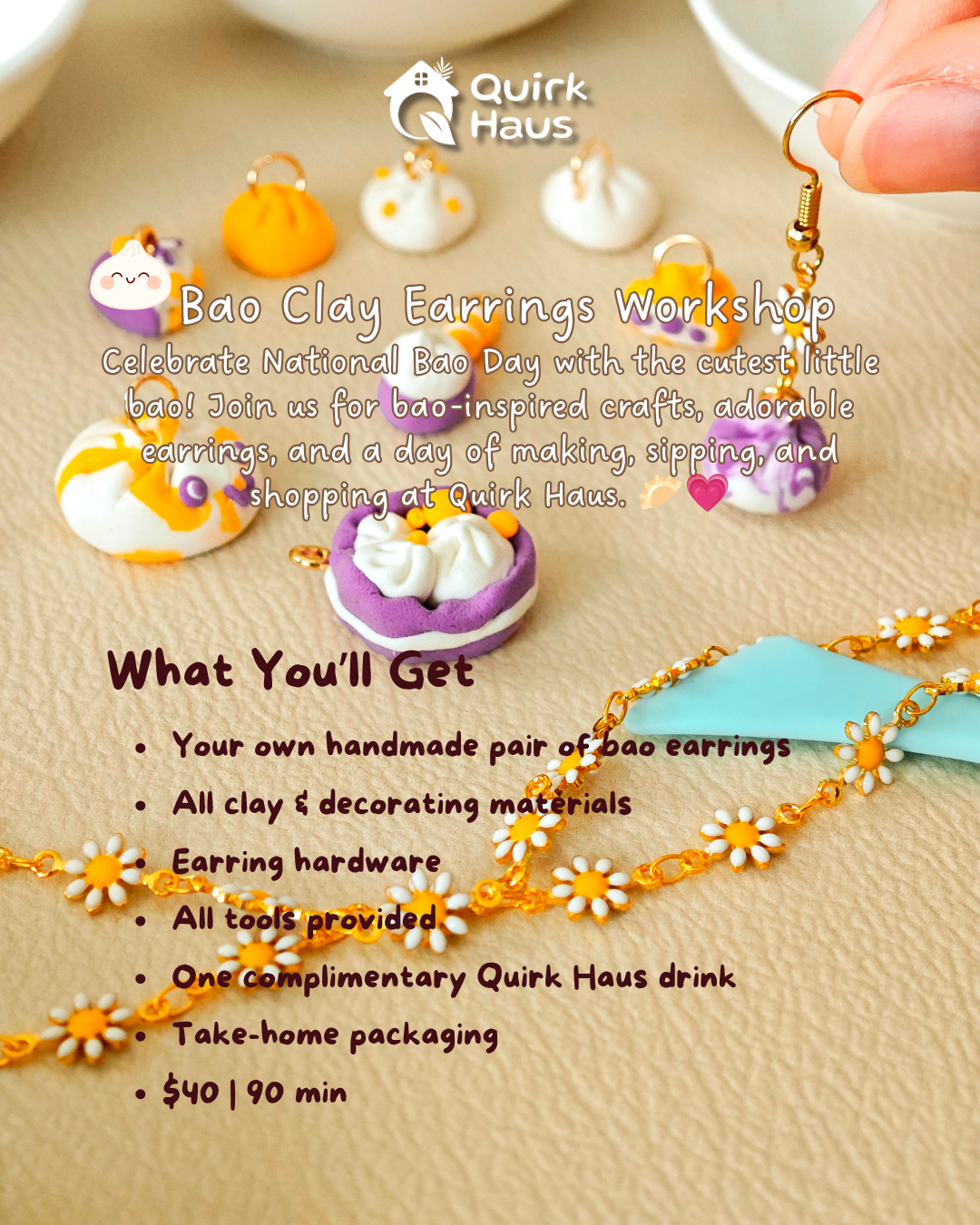 Bao Clay Earrings Workshop